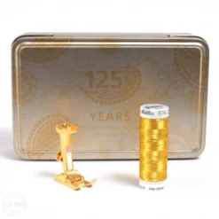 Bernina Jubiläums-Box Mit Vergoldetem Nähfuß Nr. 1