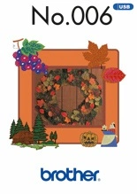 BROTHER Stickmuster USB Stick Nr. 6 Herbst
