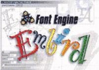 Embird Font Engine