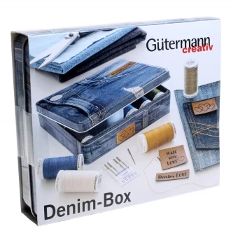 Gütermann Denim-Box Mit Jeansnadeln Und Kunstlederlabels 4 Gütermann Denim-Box Mit Jeansnadeln Und Kunstlederlabels – Bild 4