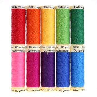 Gütermann Nähfaden-Set Allesnäher 10 Spulen 100 M Col. 3 1 Gütermann Nähfaden-Set Allesnäher 10 Spulen 100 M Col. 3