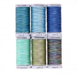Gütermann Nähfaden-Set Cotton 30 Multicolour 300 M 6 Spulen Col. 3