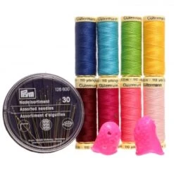 Gütermann Nähfaden-Set Allesnäher Mit Handnähnadeln Und Nadelgreifer