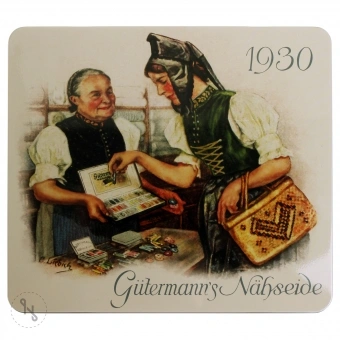 Gütermann Nostalgie-Box Allesnäher 30 Spulen 100 M 2 Gütermann Nostalgie-Box Allesnäher 30 Spulen 100 M – Bild 2