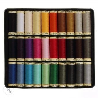 Gütermann Nostalgie-Box Allesnäher 30 Spulen 100 M 1 Gütermann Nostalgie-Box Allesnäher 30 Spulen 100 M