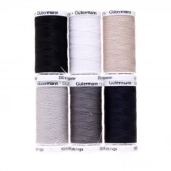 Gütermann Nähfaden-Set Allesnäher 250 M 6 Spulen Col. 1