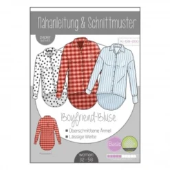 Kibadoo Papierschnittmuster Boyfriend Bluse