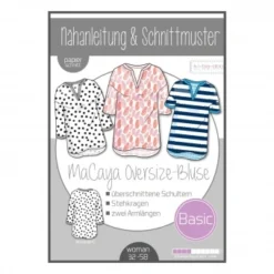 Kibadoo Papierschnittmuster Oversize-Bluse MaCaya