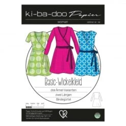 Kibadoo Papierschnittmuster Basic Wickelkleid