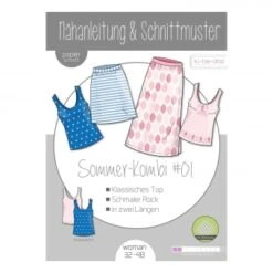 Kibadoo Papierschnittmuster Sommerkombi 1