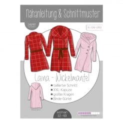 Kibadoo Papierschnittmuster Wickelmantel Laina
