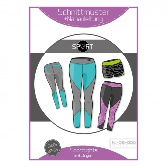 Kibadoo Papierschnittmuster Sport-Tight 1 Kibadoo Papierschnittmuster Sport-Tight