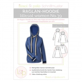 Lillesol Women Papierschnittmuster No.39 Raglan-Hoodie 1 Lillesol Women Papierschnittmuster No.39 Raglan-Hoodie