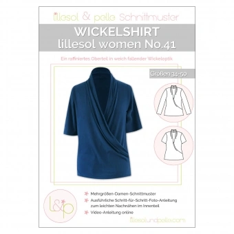 Lillesol Women Papierschnittmuster No.41 Wickelshirt 1 Lillesol Women Papierschnittmuster No.41 Wickelshirt