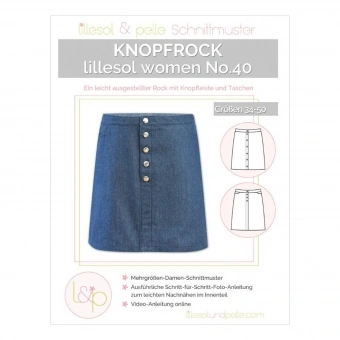 Lillesol Women Papierschnittmuster No. 40 Knopfrock 1 Lillesol Women Papierschnittmuster No. 40 Knopfrock
