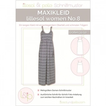 Lillesol Women Papierschnittmuster No.8 Maxikleid 1 Lillesol Women Papierschnittmuster No.8 Maxikleid