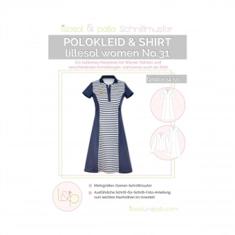 Lillesol Women Papierschnittmuster No.31 Polokleid & -shirt 1 Lillesol Women Papierschnittmuster No.31 Polokleid & -shirt
