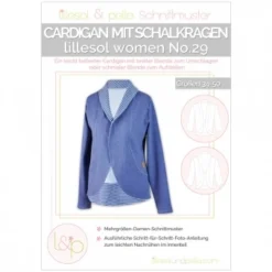 Lillesol Women Papierschnittmuster No.29 Cardigan Mit Schalkragen