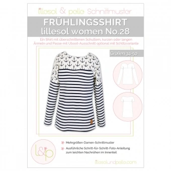 Lillesol Women Papierschnittmuster No.28 Frühlingsshirt 1 Lillesol Women Papierschnittmuster No.28 Frühlingsshirt