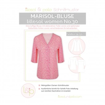 Lillesol Women Papierschnittmuster No.30 Marisol-Bluse 1 Lillesol Women Papierschnittmuster No.30 Marisol-Bluse