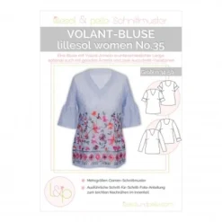 Lillesol Women Papierschnittmuster No.35 Volant-Bluse