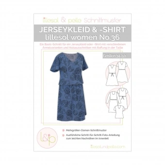 Lillesol Women Papierschnittmuster No.36 Jerseykleid Und -shirt 1 Lillesol Women Papierschnittmuster No.36 Jerseykleid Und -shirt