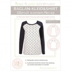 Lillesol Women Papierschnittmuster No.19 Raglan-Kleid Und Shirt