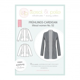 Lillesol Women Papierschnittmuster No. 52 Frühlings-Cardigan 1 Lillesol Women Papierschnittmuster No. 52 Frühlings-Cardigan