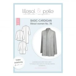 Lillesol Women Papierschnittmuster No. 78 Basic Cardigan