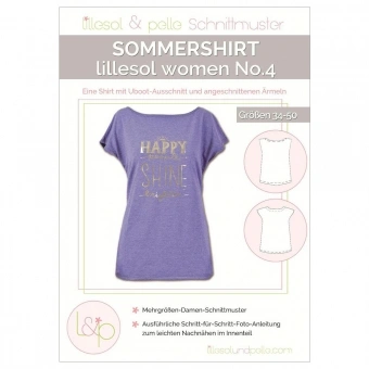 Lillesol Women Papierschnittmuster No.4 Sommershirt 1 Lillesol Women Papierschnittmuster No.4 Sommershirt