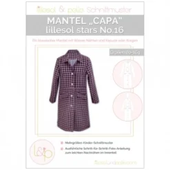 Lillesol Stars Papierschnittmuster No.16 Mantel "Capa"