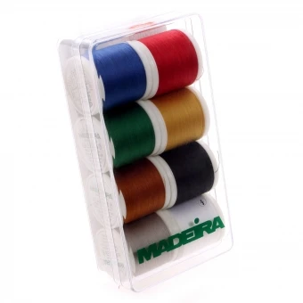 Madeira Aerofil Nähgarnbox Allesnäher 8 X 400m 2 Madeira Aerofil Nähgarnbox Allesnäher 8 X 400m – Bild 2