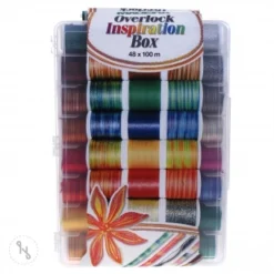 Madeira Overlock - Inspiration Softbox -Nahmaschine Shop madeira overlock inspiration softbox packung