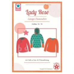 Mialuna Papierschnittmuster Shirt Lady Rose