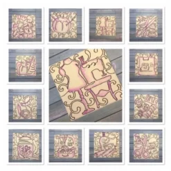 NähPark Stickmuster Continuous Line Sewing Blocks