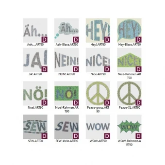 NähPark Stickmuster Fluffy Statements 2 NähPark Stickmuster Fluffy Statements – Bild 2