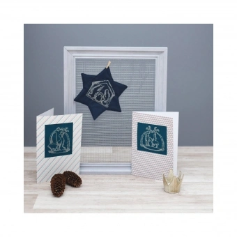 NähPark Stickmuster Redwork Nativity 5 NähPark Stickmuster Redwork Nativity – Bild 5