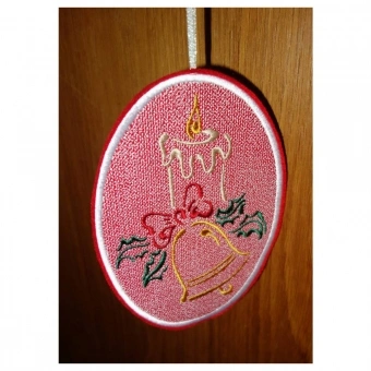 NähPark Stickmuster Christmas Bells - Candles 5 NähPark Stickmuster Christmas Bells - Candles – Bild 5