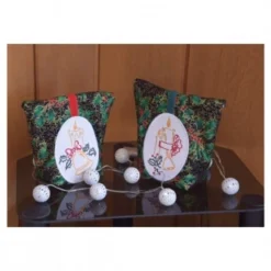 Nahmaschine Shop 41 NähPark Stickmuster Christmas Bells - Candles