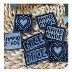 NähPark Stickmuster Pixelig -Nahmaschine Shop naehpark stickmuster pixelig muster blau