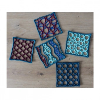 NähPark Stickmuster Puffy Mug Rug 3 NähPark Stickmuster Puffy Mug Rug – Bild 3