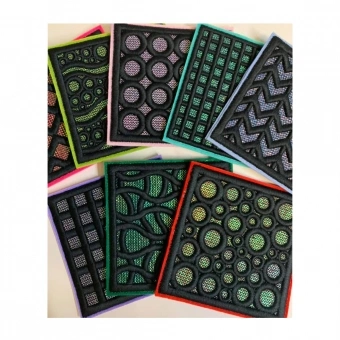 NähPark Stickmuster Puffy Mug Rug 2 NähPark Stickmuster Puffy Mug Rug – Bild 2