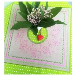 NähPark Stickmuster Swirly Kitties