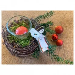 NähPark Stickmuster Weihnachts-Geschenkanhänger -Nahmaschine Shop naehpark stickmuster weihnachts geschenkanhaenger kerze