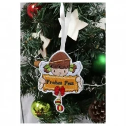 NähPark Stickmuster Weihnachts-Geschenkanhänger -Nahmaschine Shop naehpark stickmuster weihnachts geschenkanhaenger weihnachtsbaum