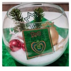 NähPark Stickmuster Weihnachtsschmuck -Nahmaschine Shop naehpark stickmuster weihnachtsschmuck herz glas