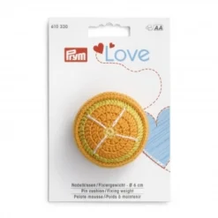 Prym Love Nadelkissen/Fixiergewicht Orange -Nahmaschine Shop prym love nadelkissen fixiergewicht orange 610330