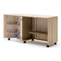 RMF Nähmöbel BASE Mit Falttür Links Und Auflageplatte