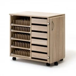 RMF Garn-/Zubehör-Rollschrank BASE Mit Falttür Rechts