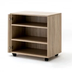 RMF Rollschrank BASE Mit Fachböden Und Falttür Links